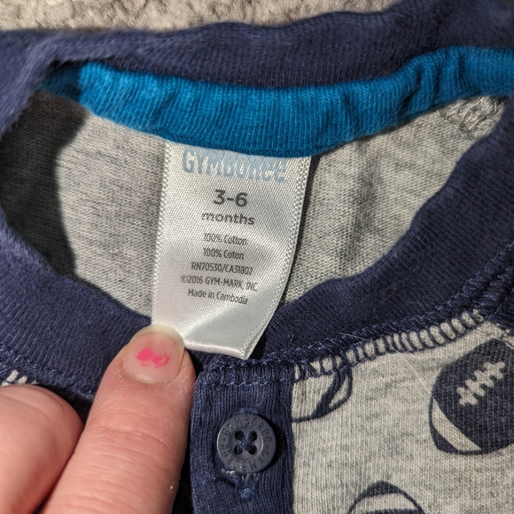 2/$18 Gymboree infant football romper. 3-6 month. Excellent condition. - Picture 4 of 4